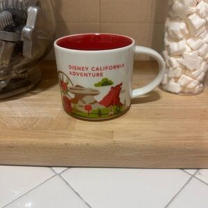 Disney California Adventure Mug - Red and White